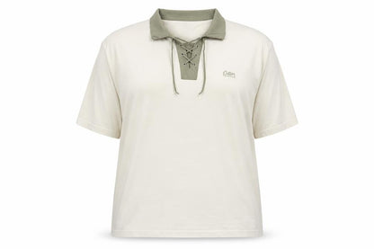 Womens UK Size 4XL Cotton Traders Beige Basic Polo