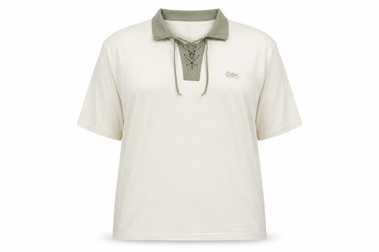Womens UK Size 4XL Cotton Traders Beige Basic Polo