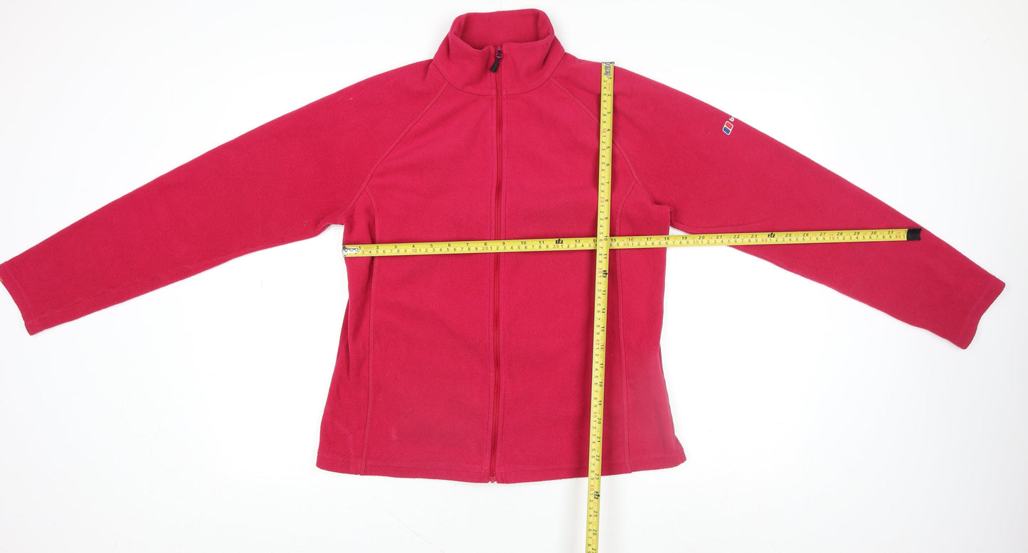 Berghaus Women's Pink Fleece Full Zip Jacket UK 14