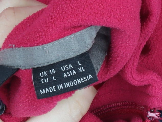 Berghaus Women's Pink Fleece Full Zip Jacket UK 14