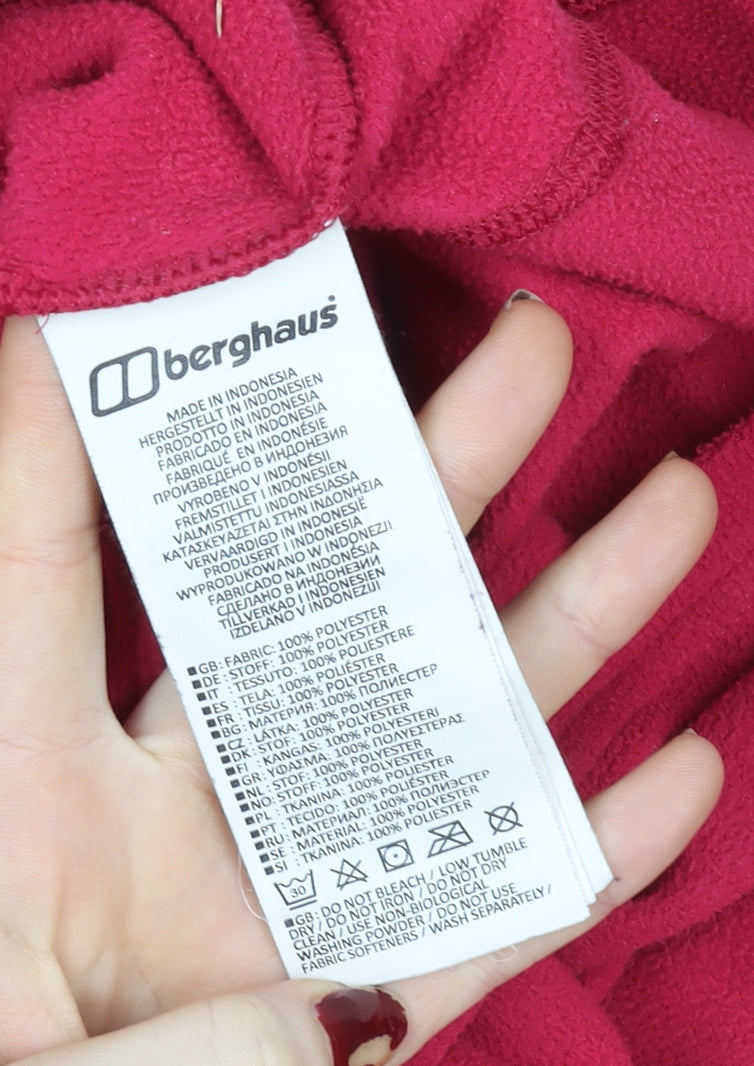 Berghaus Women's Pink Fleece Full Zip Jacket UK 14