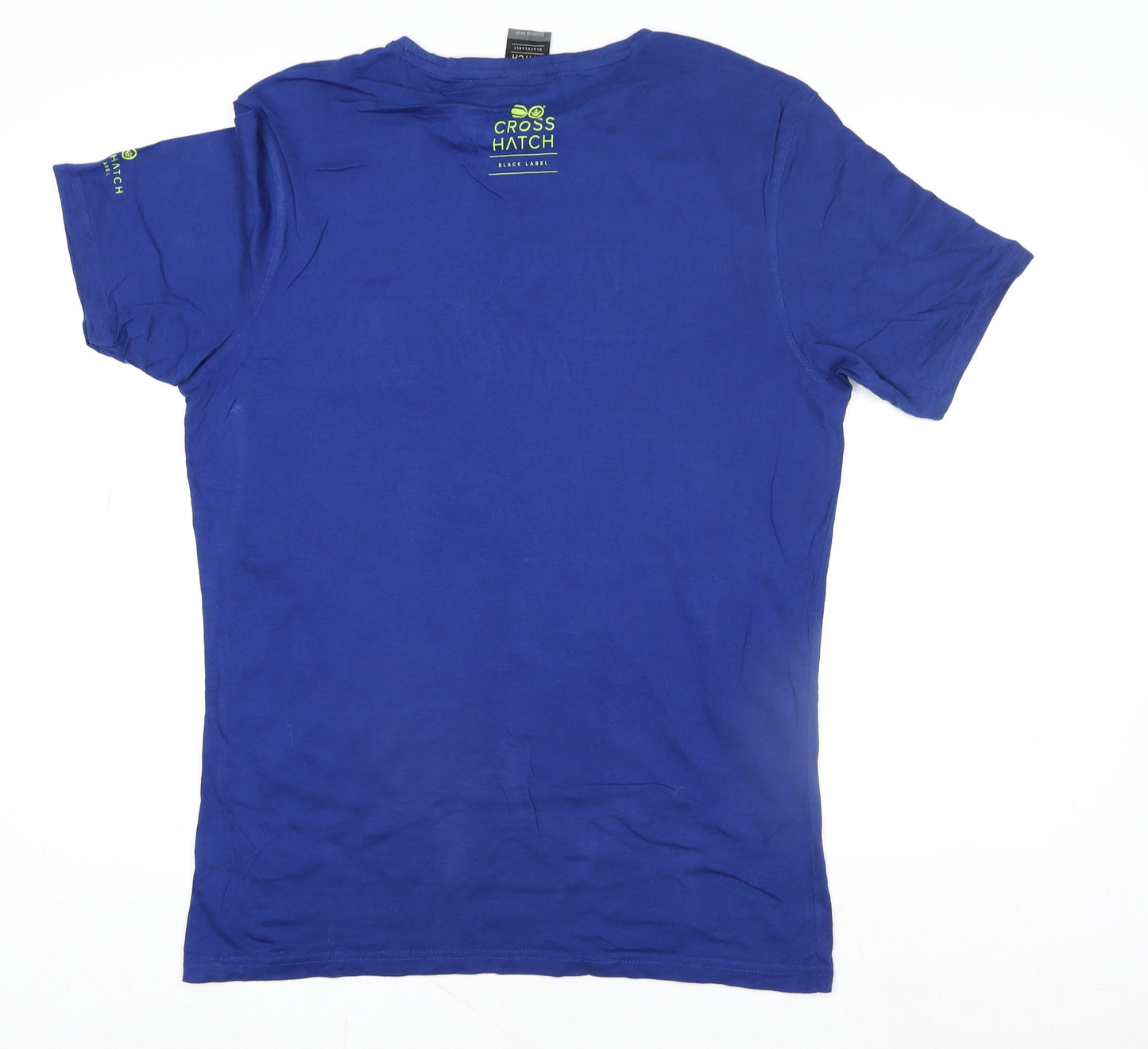 Mens UK Size L Crosshatch Blue  T-Shirt