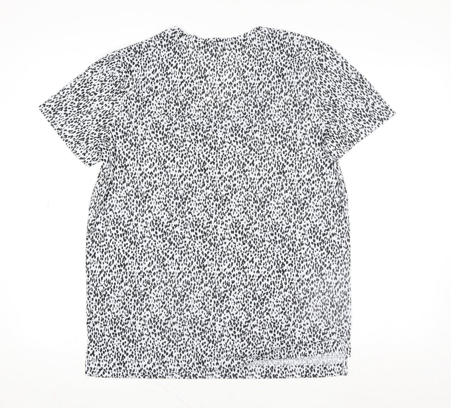 Womens UK Size 12 Marks and Spencer White Basic T-Shirt