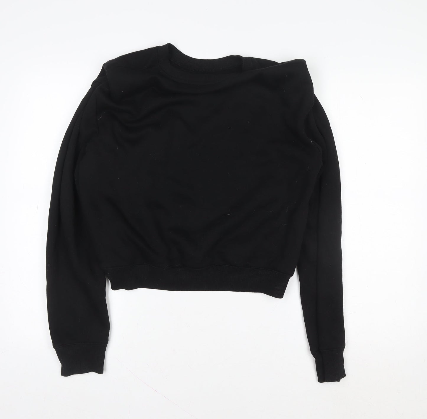 Womens UK Size M Zara Black Pullover Sweatshirt