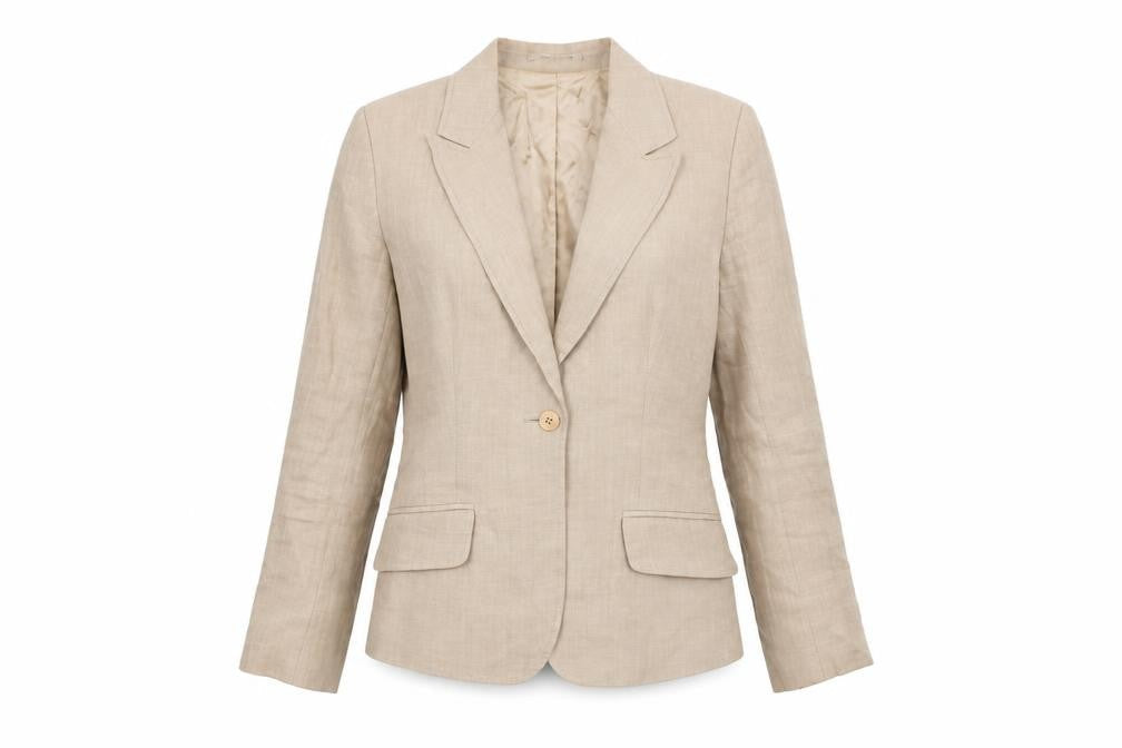 Womens UK Size 10 Jigsaw Regular Beige Blazer