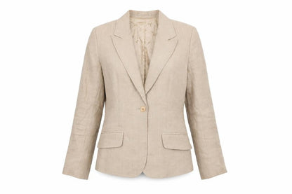 Womens UK Size 10 Jigsaw Regular Beige Blazer
