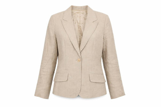 Womens UK Size 10 Jigsaw Regular Beige Blazer