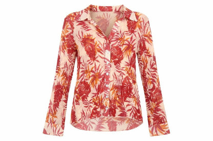 Womens UK Size 12 Bella Moda Multicoloured Classic Blouse