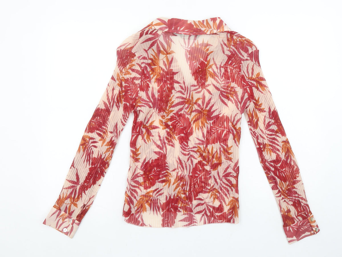 Womens UK Size 12 Bella Moda Multicoloured Classic Blouse