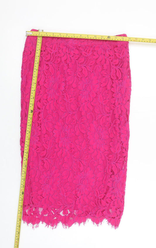 Womens UK Size 12 Gallery Straight & Pencil Lace Skirt