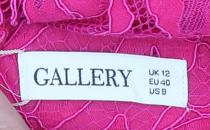 Womens UK Size 12 Gallery Straight & Pencil Lace Skirt