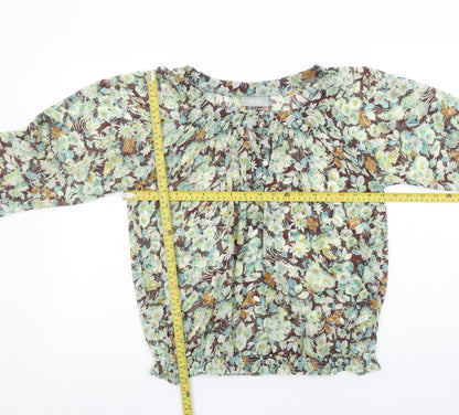 Womens UK Size M Wallis Multicoloured Tunic Blouse