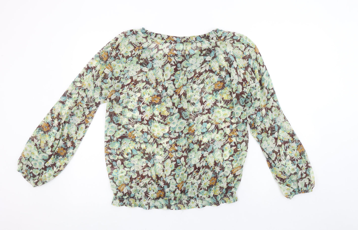 Womens UK Size M Wallis Multicoloured Tunic Blouse