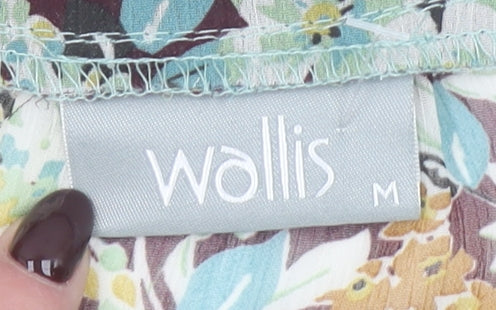 Womens UK Size M Wallis Multicoloured Tunic Blouse