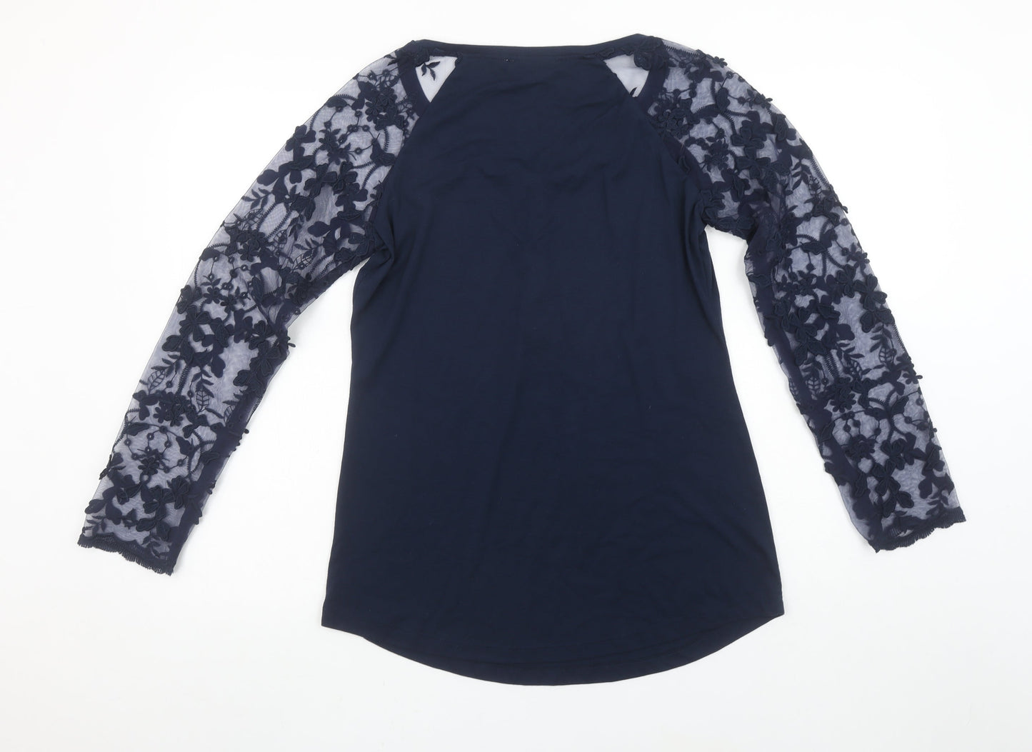 Womens UK Size 12 Linea Tesini Blue Tunic Button-Up
