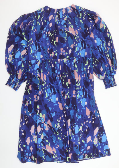 Monsoon Women’s Multicoloured V-Neck Wrap Dress Size 20