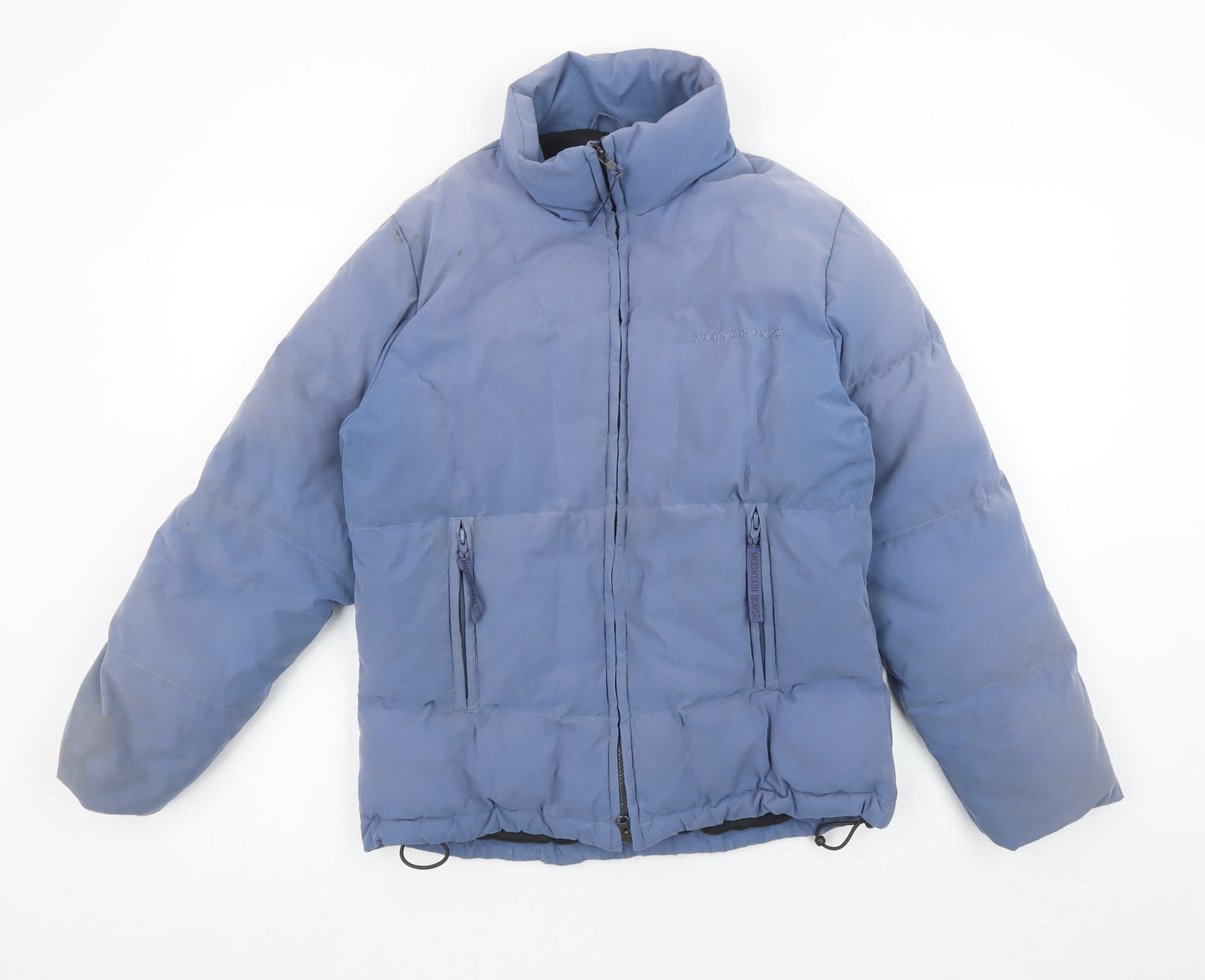 Mens UK Size XS Mountain Horse Blue Puffer Jacket
