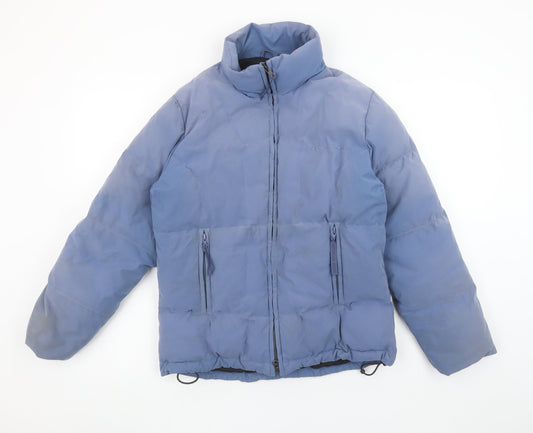 Mens UK Size XS Mountain Horse Blue Puffer Jacket