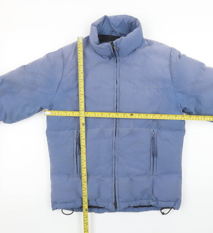 Mens UK Size XS Mountain Horse Blue Puffer Jacket