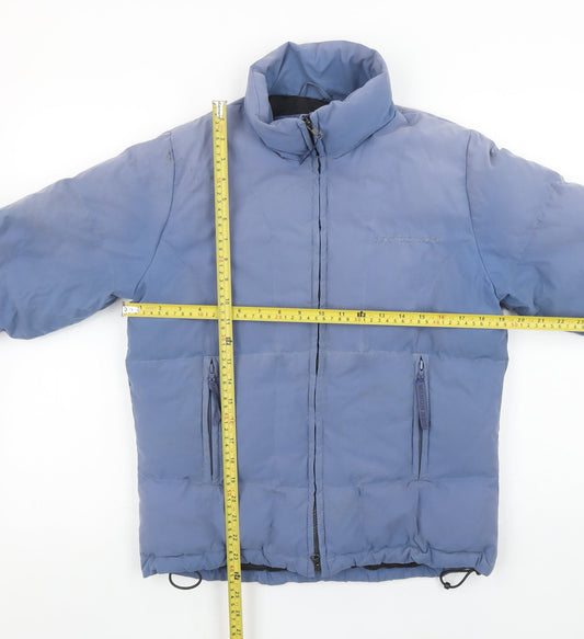 Mens UK Size XS Mountain Horse Blue Puffer Jacket