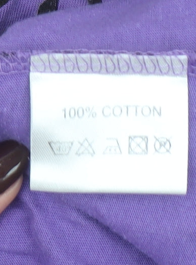 Womens UK Size 14 Paco Boutique Purple Classic Button-Up