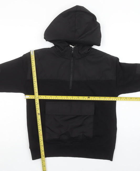 Boys UK Size 9 Years Zara Black Pullover Hoodie