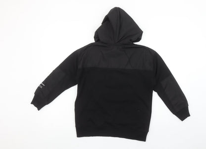 Boys UK Size 9 Years Zara Black Pullover Hoodie