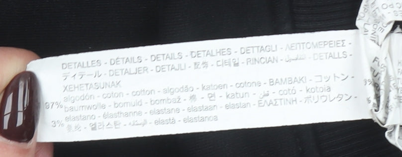 Boys UK Size 9 Years Zara Black Pullover Hoodie