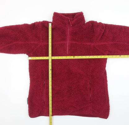 Womens UK Size 14 Mountain Life Red Pullover Sweatshirt