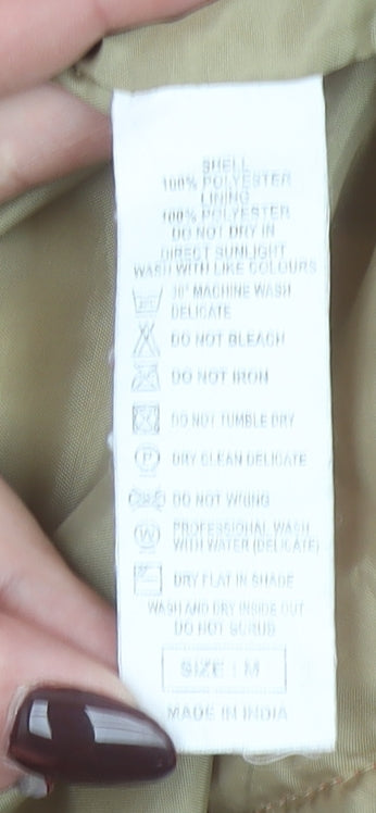 United Colors of Benetton Girls Orange Hooded Puffer Jacket 9-10 Years