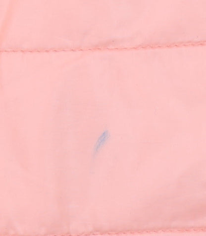 United Colors of Benetton Girls Orange Hooded Puffer Jacket 9-10 Years