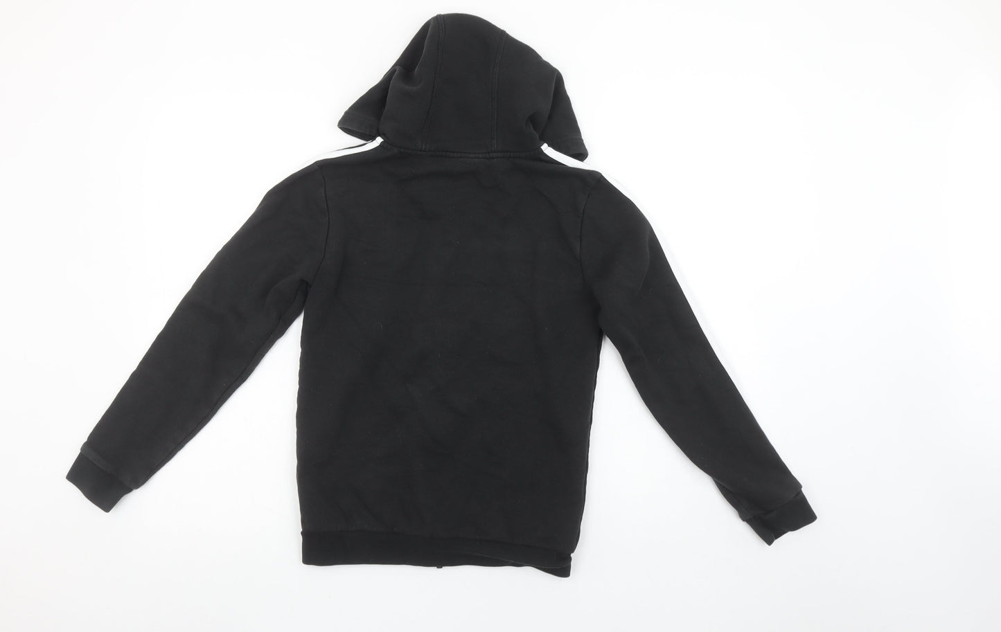 Boys UK Size 12 Years adidas Black Full Zip Hoodie