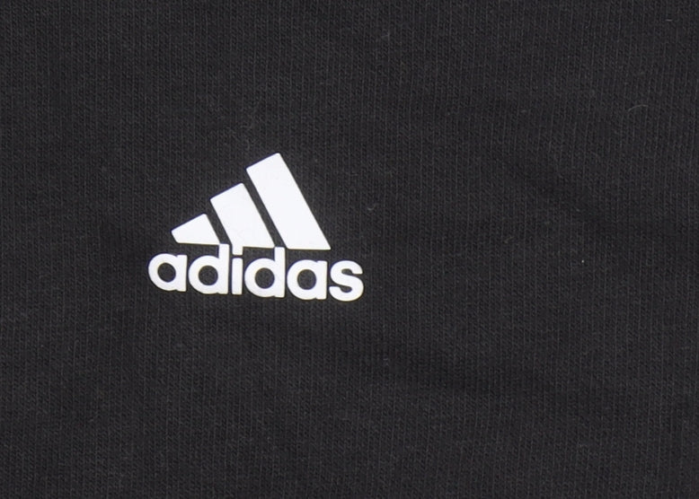 Boys UK Size 12 Years adidas Black Full Zip Hoodie