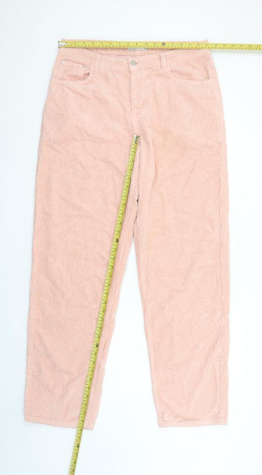 ASOS DESIGN Men’s Pink Corduroy Chino Trousers W34 L34