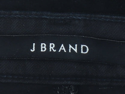 J Brand Women's Black Velvet Skinny Trousers Size 32