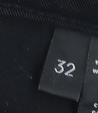 J Brand Women's Black Velvet Skinny Trousers Size 32