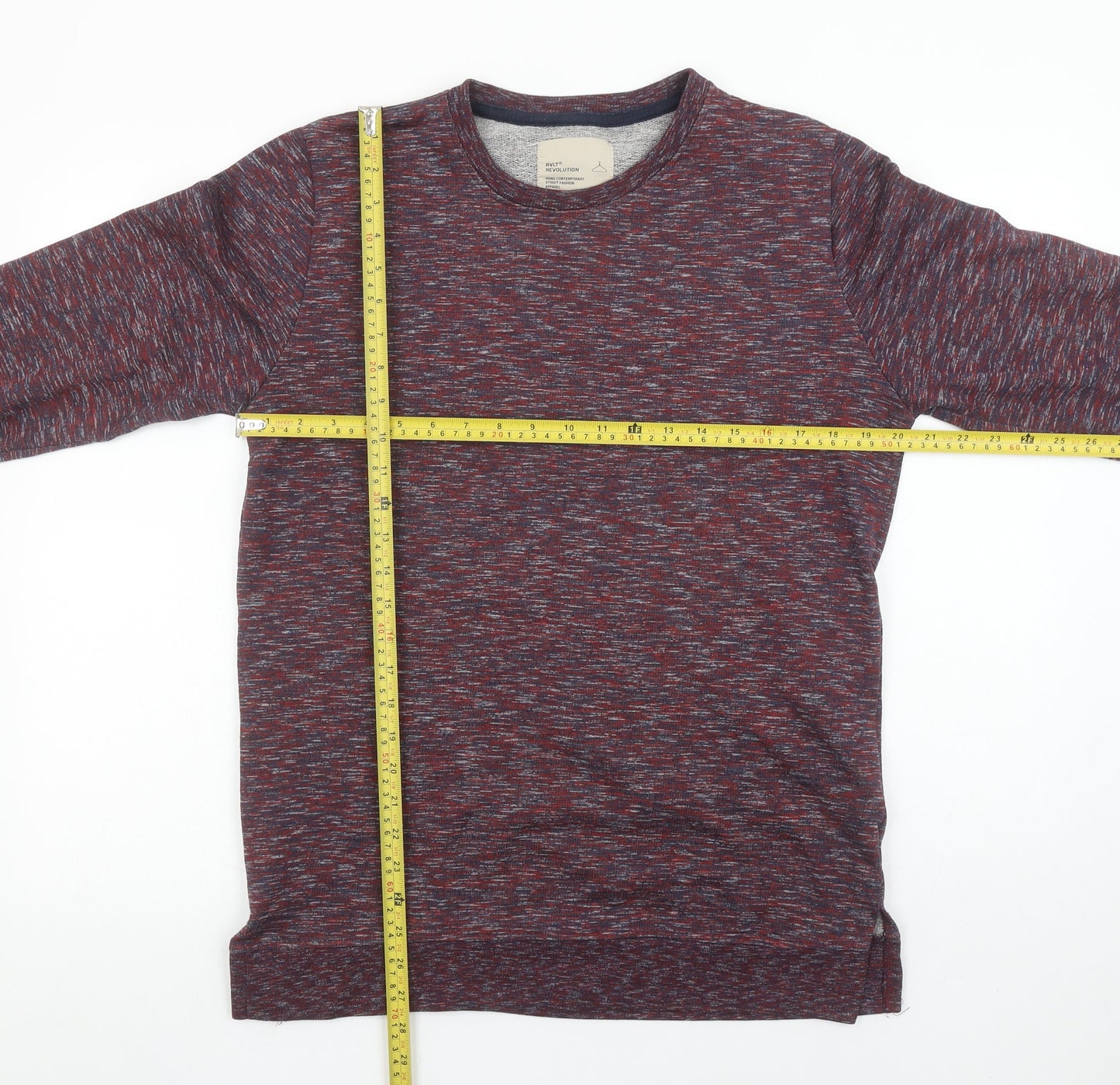 Mens UK Size M Revolution Multicoloured Pullover Sweatshirt