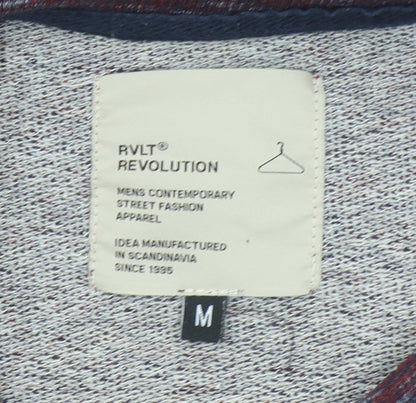 Mens UK Size M Revolution Multicoloured Pullover Sweatshirt