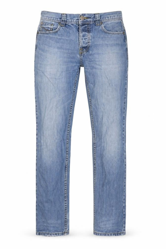 Mens UK Size 30R Firetrap Regular Fit Straight Blue Jeans