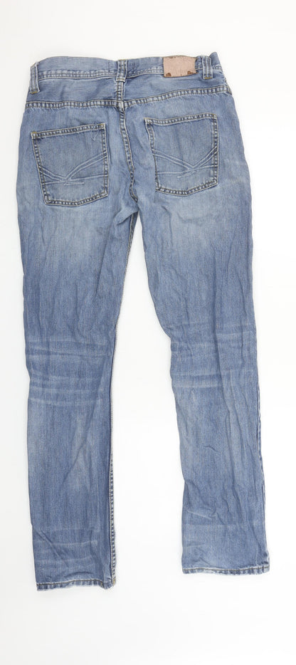 Firetrap Men’s Blue 30R Straight Fit Denim Jeans