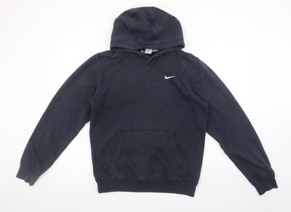 Mens UK Size S Nike Blue Pullover Hoodie
