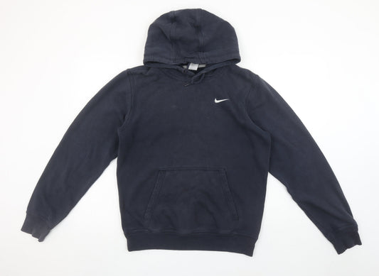 Mens UK Size S Nike Blue Pullover Hoodie