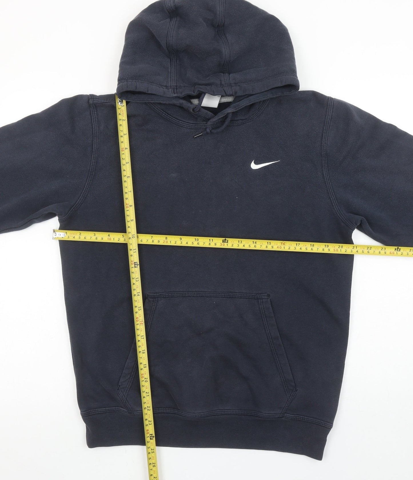 Mens UK Size S Nike Blue Pullover Hoodie