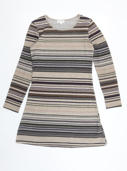 Womens UK Size 10 Apricot A-Line Dress