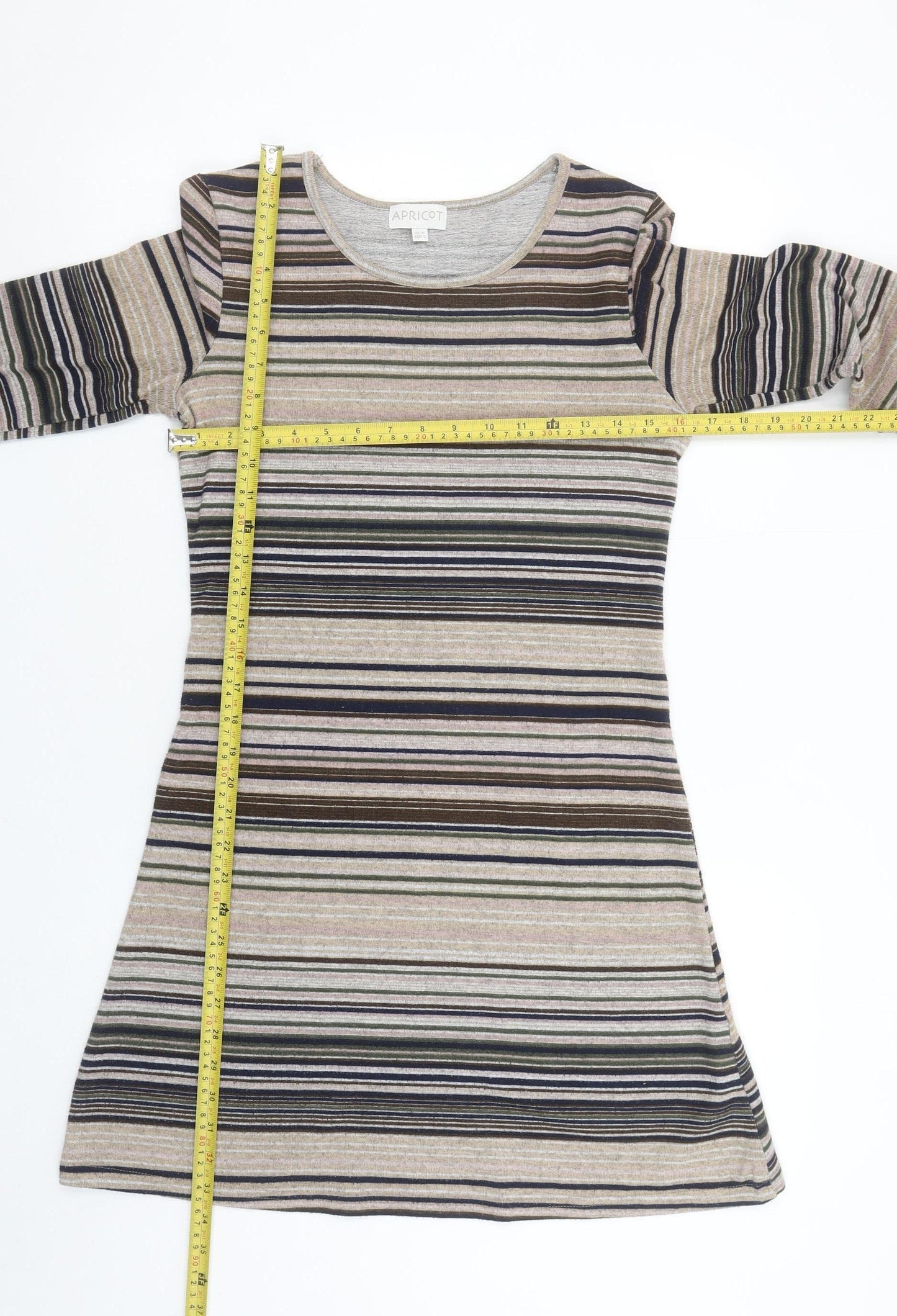 Womens UK Size 10 Apricot A-Line Dress