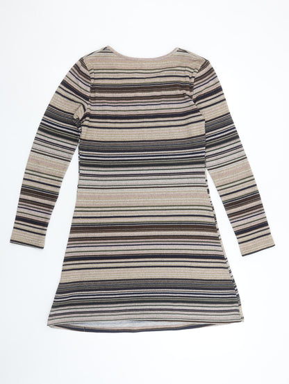 Womens UK Size 10 Apricot A-Line Dress