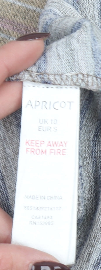 Womens UK Size 10 Apricot A-Line Dress