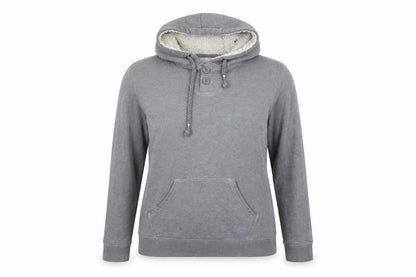 Womens UK Size 14 Saltrock Grey Henley Hoodie