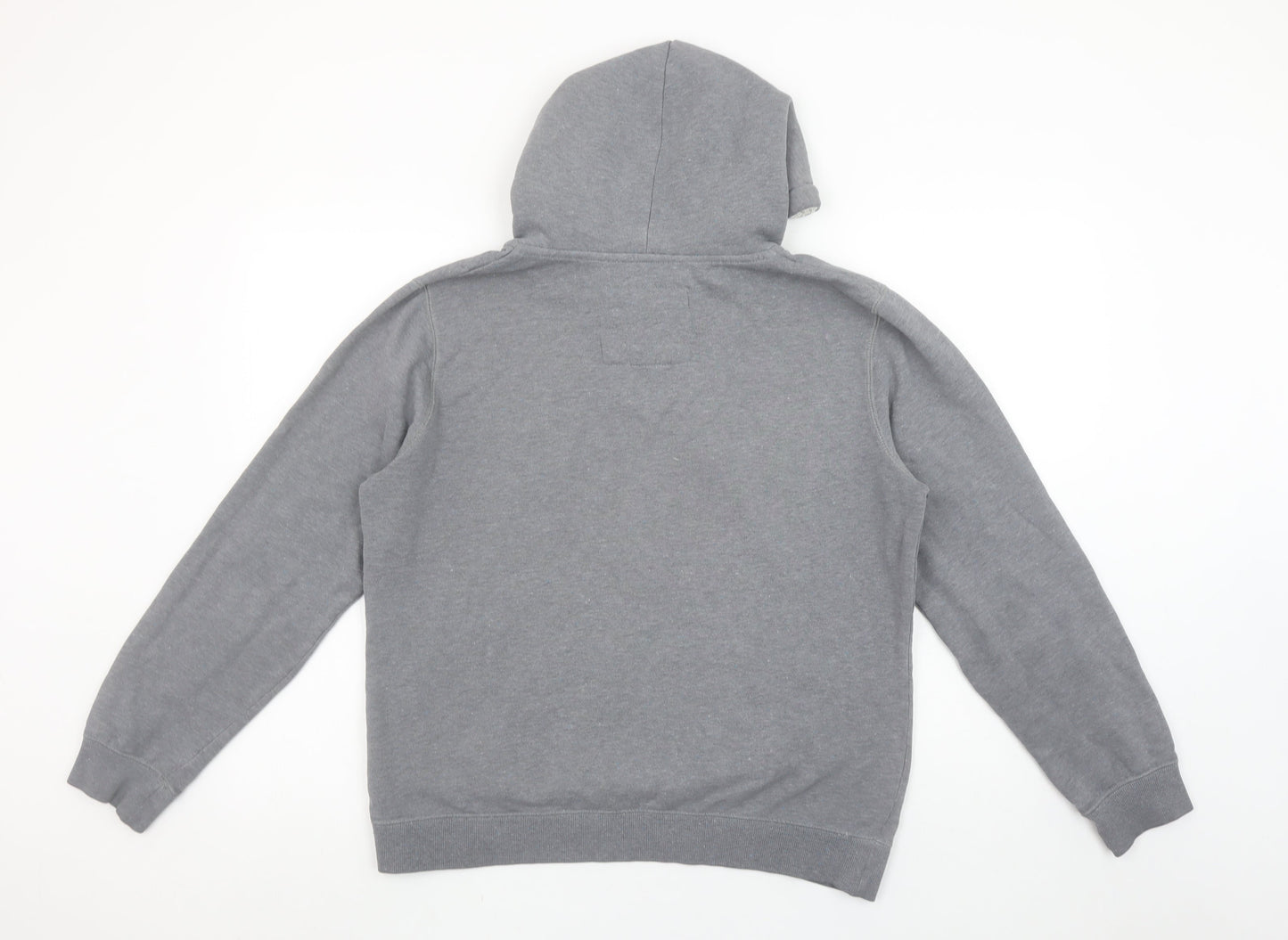 Womens UK Size 14 Saltrock Grey Henley Hoodie