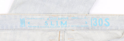 Mens UK Size S NEXT Slim Fit Straight Blue Jeans
